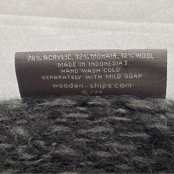 Wooden Ships x Anthropologie Gray Wool Blend Water-Shawl Cardigan Size Small - Picture 12 of 15